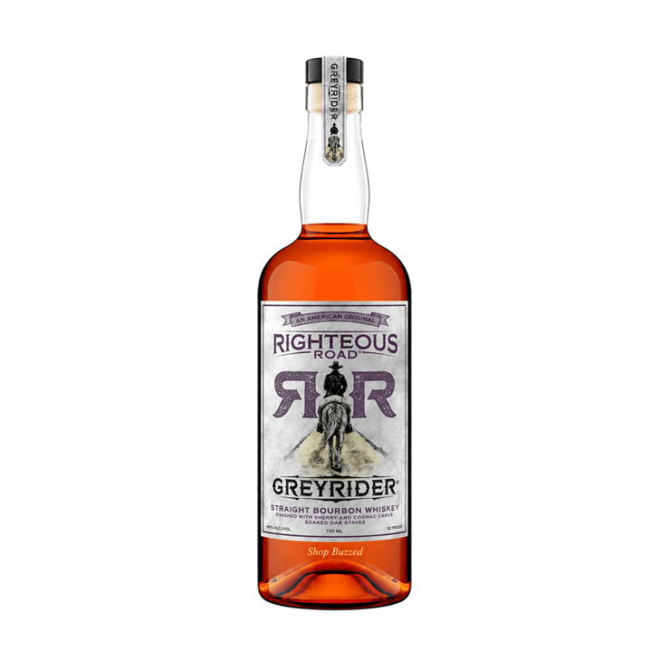 Righteous Road Greyrider Straight Bourbon Whiskey 750ml - Shop Buzzed