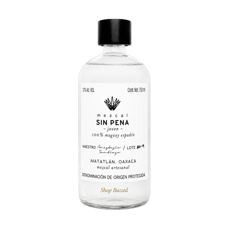 Sin Pena Joven Maguey Espadin 750ml - Shop Buzzed