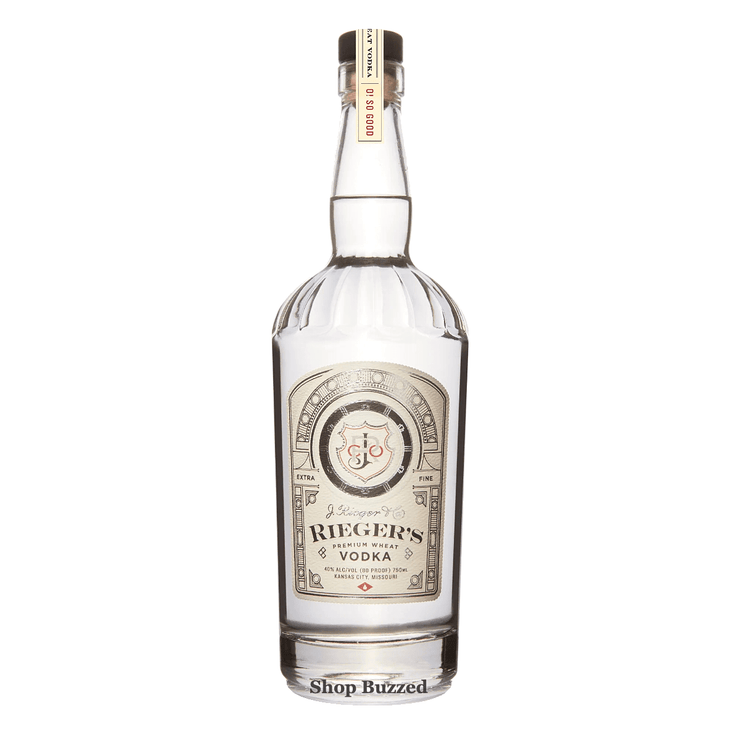 J Rieger and Co Premium Wheat Vodka 750ml - Shop Buzzed