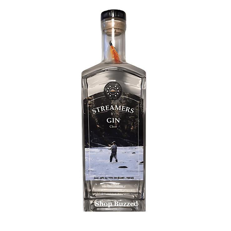 Streamers Gin It's Clear 750ml - Shop Buzzed