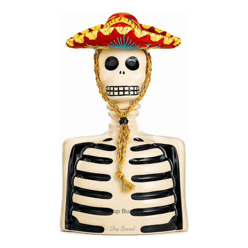 Skelly Tequila Reposado w Mariachi Hat 750 ml - Shop Buzzed