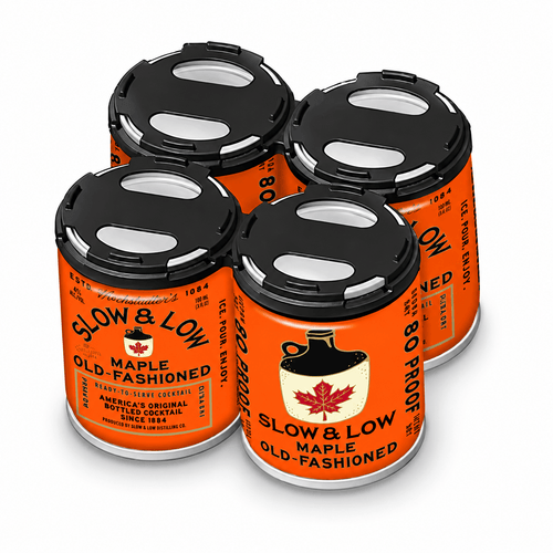 Slow & Low Maple Old Fashioned 100ml 4-Pack - Shop Buzzed