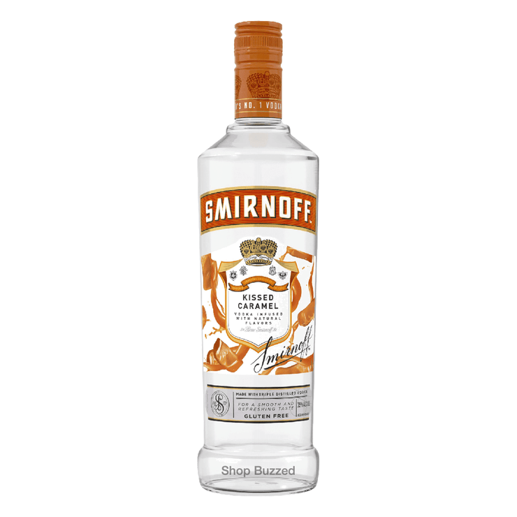 Smirnoff Kissed Caramel Vodka 750ml - Shop Buzzed
