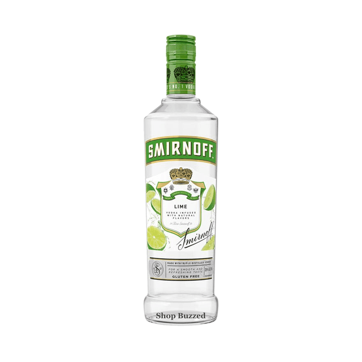 Smirnoff Lime Flavored Vodka 750ml - Shop Buzzed
