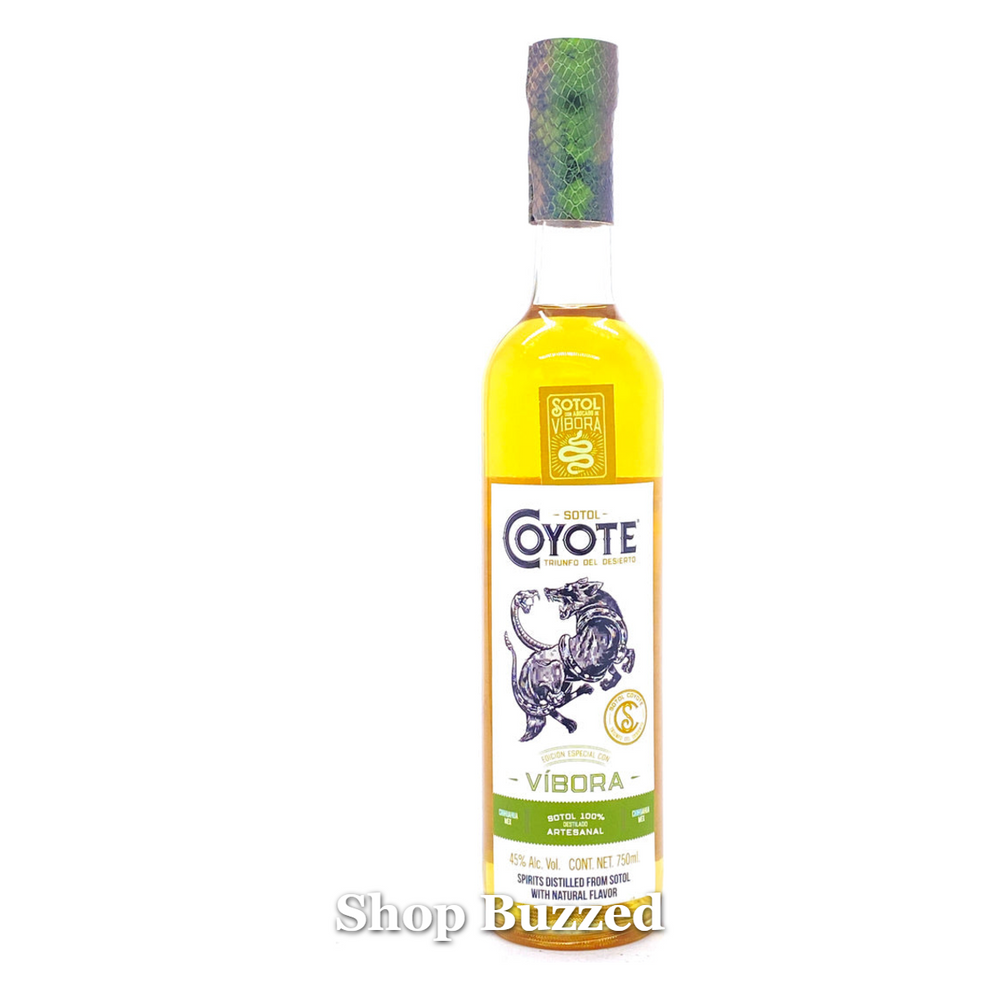 Sotol Coyote Víbora Edición Especial 750ml bottle