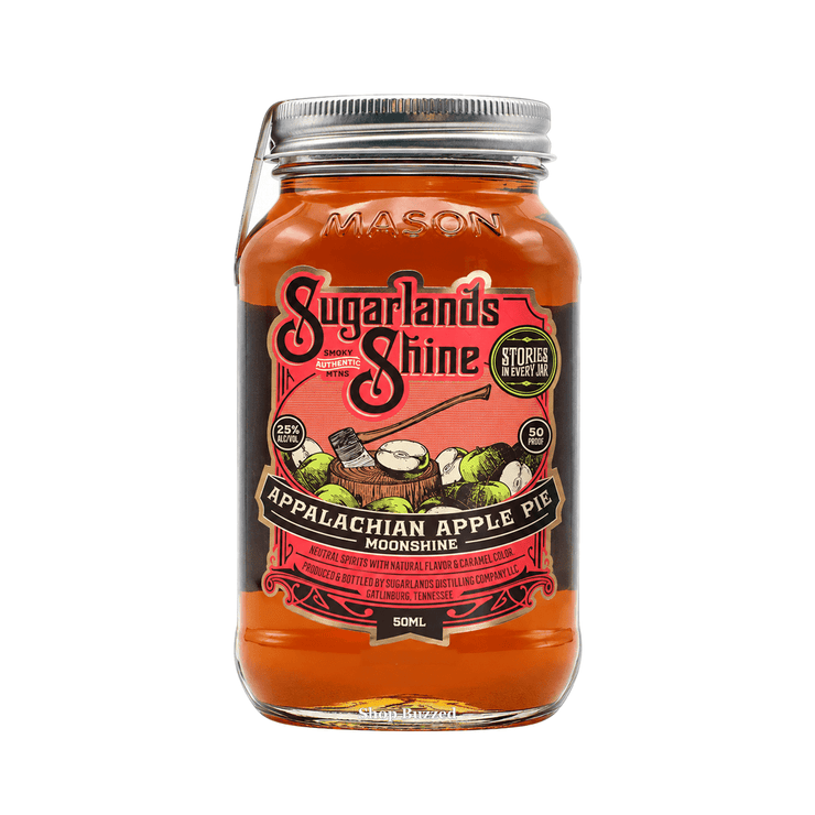 Sugarlands Shine Appalachian Apple Pie Moonshine 50ml - Shop Buzzed