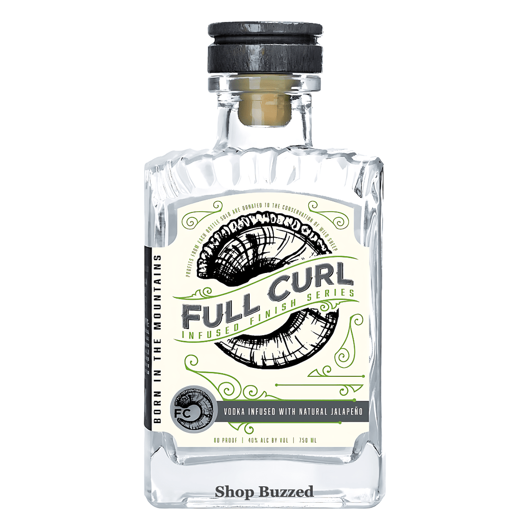 Full Curl Vodka Infused With Natural Jalapeno 750ml - Shop Buzzed