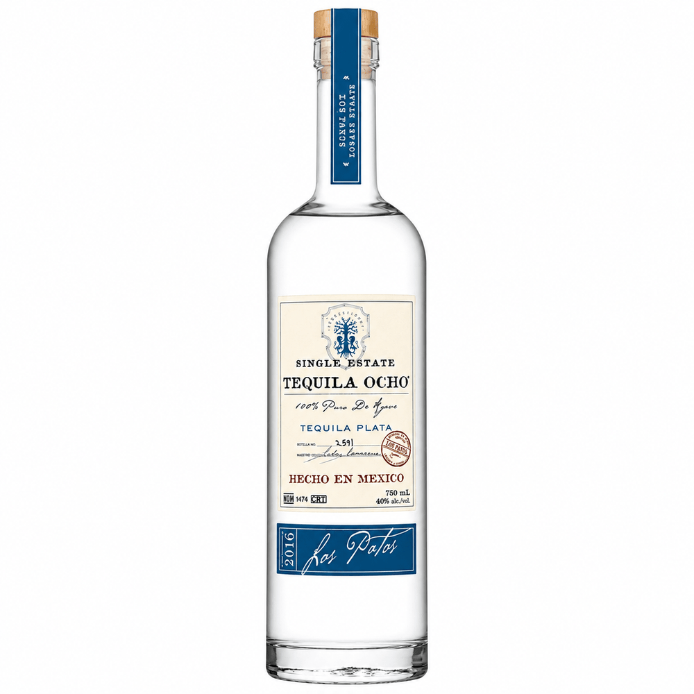 Tequila Ocho Plata 750 ml - Shop Buzzed