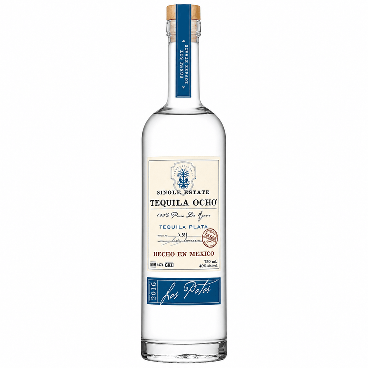 Tequila Ocho Plata 750 ml - Shop Buzzed