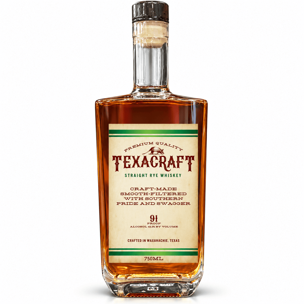 Texacraft Straight Rye Whiskey 91 Proof 750ml - Shop Buzzed