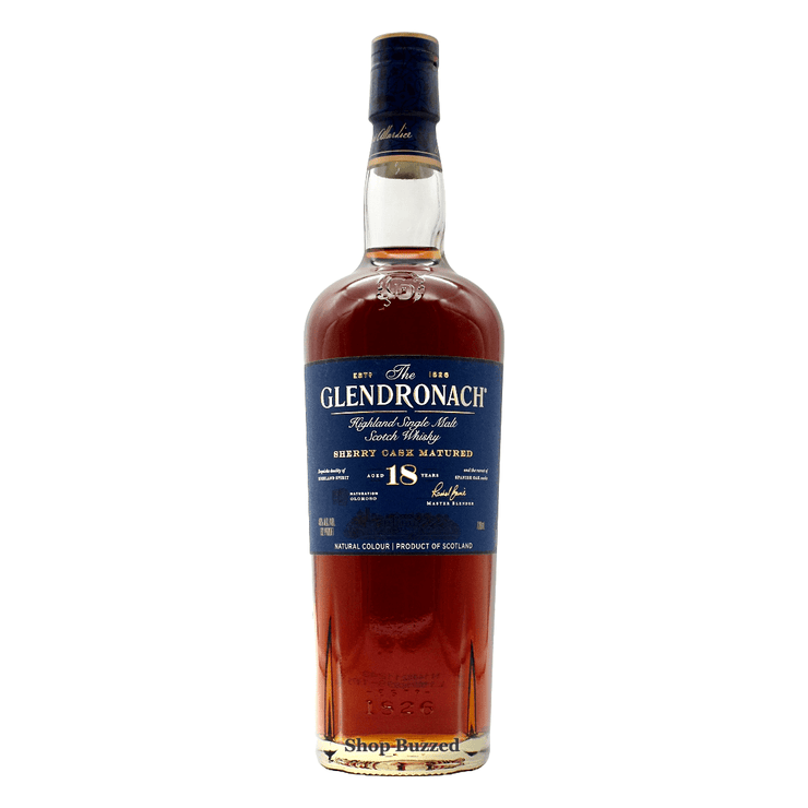 The GlenDronach 18 Year Allardice Highland Single Malt Scotch 750ml - Shop Buzzed
