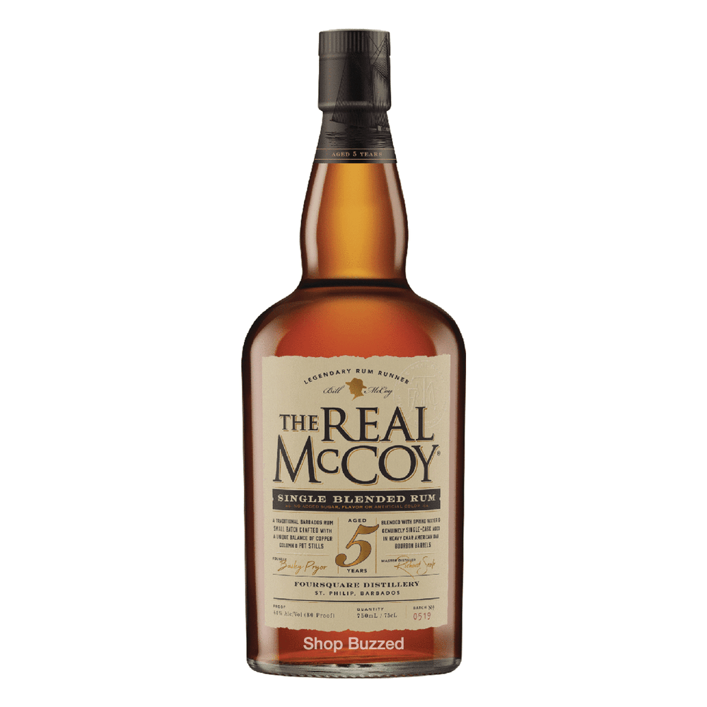 The Real McCoy 5 Year Old Rum 700ml - Shop Buzzed