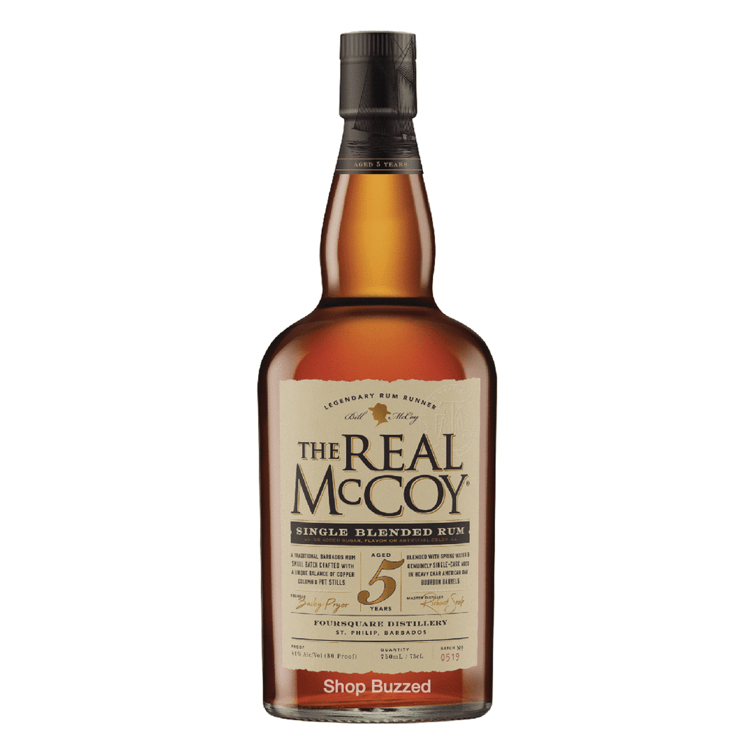 The Real McCoy 5 Year Old Rum 700ml - Shop Buzzed