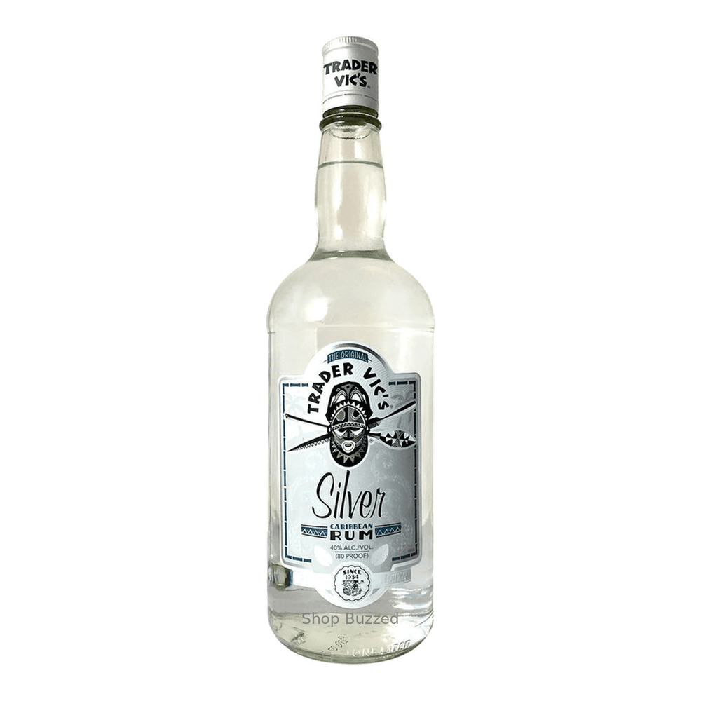 Trader Vic's Silver Rum 750ml - Shop Buzzed