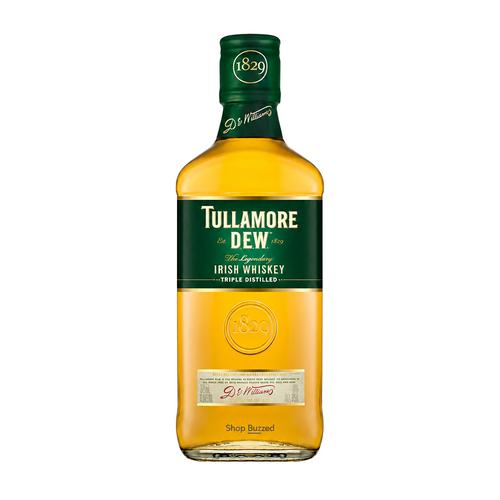 Tullamore D.E.W. Original Irish Whiskey 375ml bottle on a white background with Shop Buzzed watermark