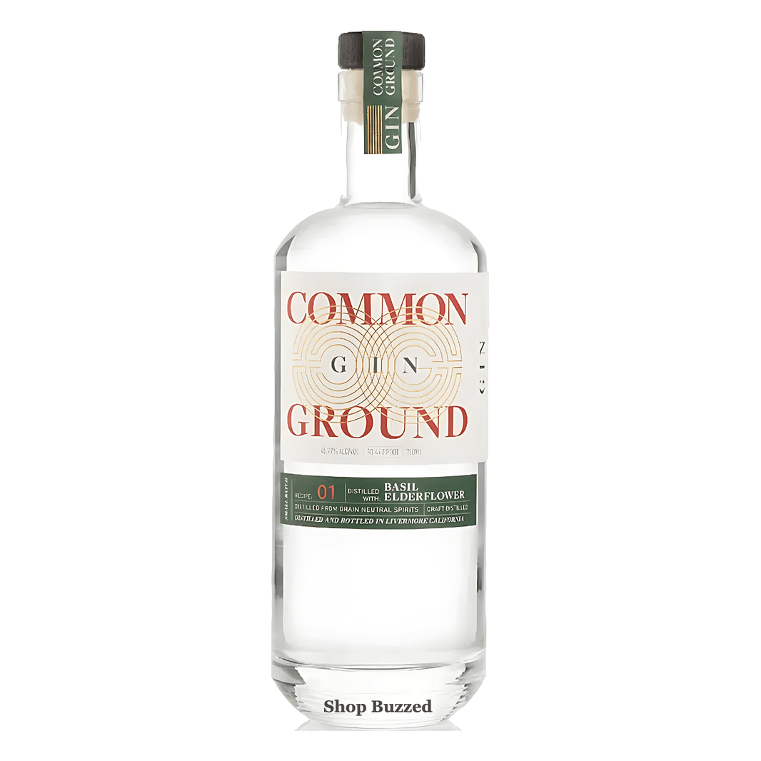 Common Ground Basil Elderflower Gin Small Batch - Shop Buzzed