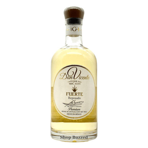 Don Vicente Fuerte Reposado 104 Proof 750ml - Shop Buzzed