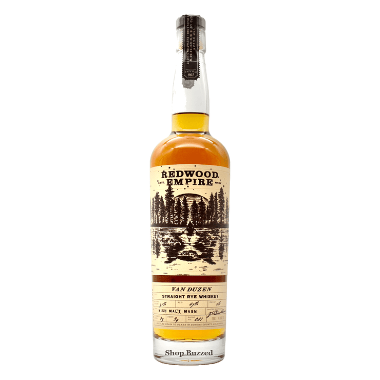 Redwood Empire Van Duzen Straight Rye 750ml - Shop Buzzed