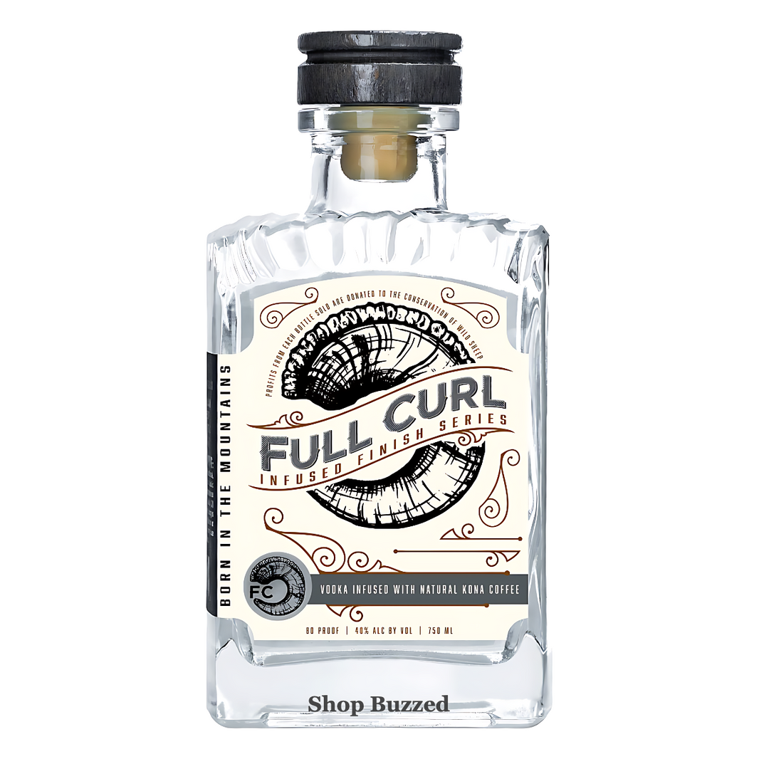Full Curl Vodka Infused With Natural Kona Coffee 750ml