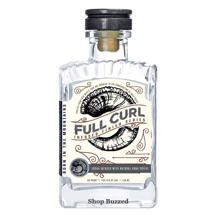 Full Curl Vodka Infused With Natural Kona Coffee 750ml