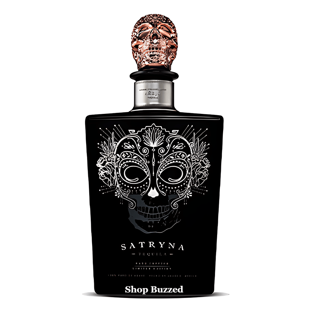 Satryna Tequila Anejo with Box 750ml - Shop Buzzed