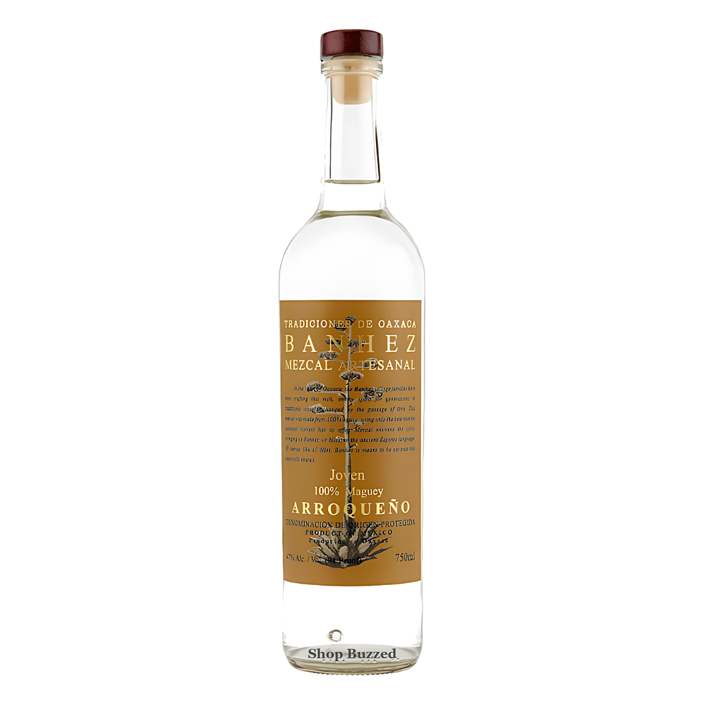 Banhez Mezcal Artesalnal Joven Mahuey Arroqueno 750ml - Shop Buzzed