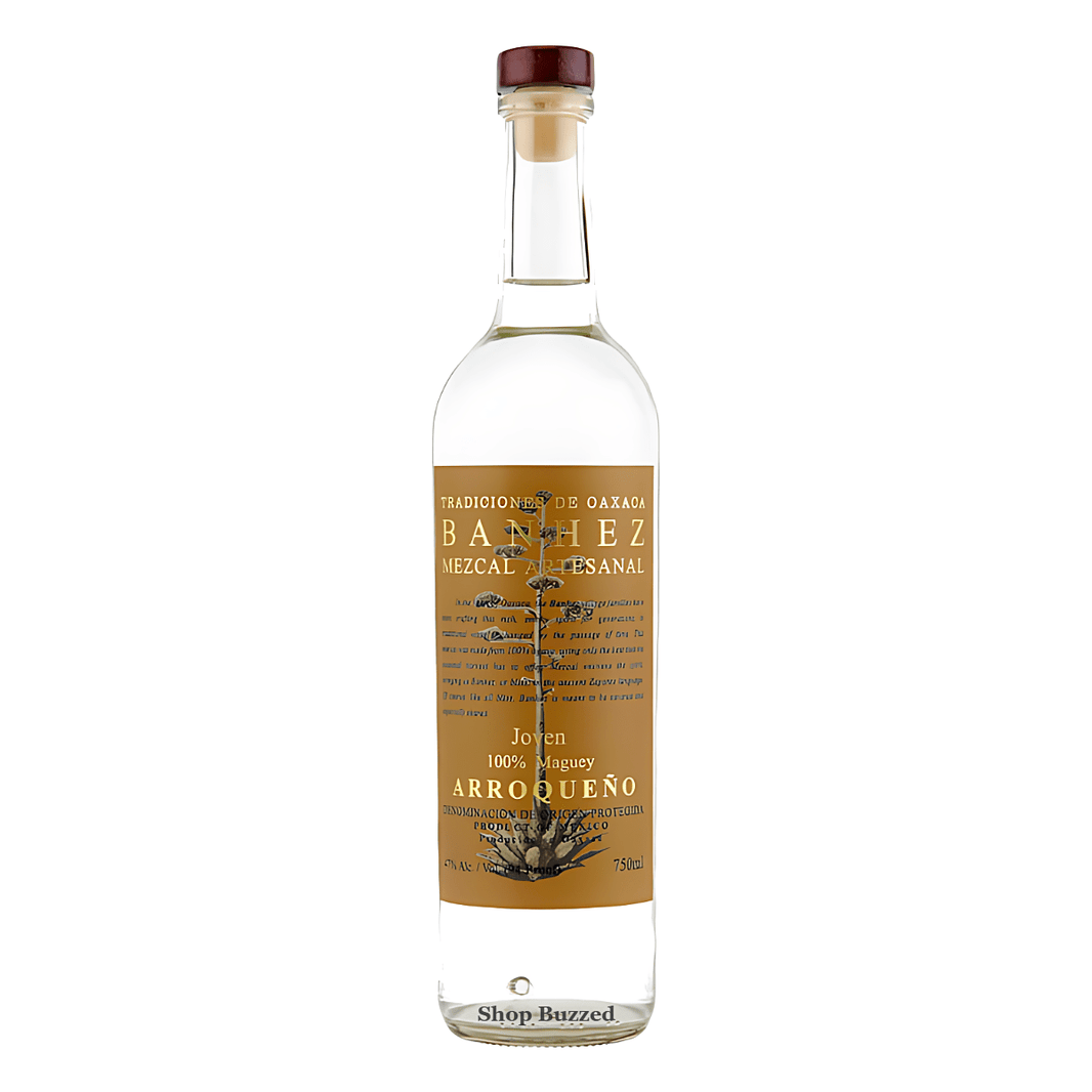 Banhez Mezcal Artesalnal Joven Mahuey Arroqueno 750ml - Shop Buzzed