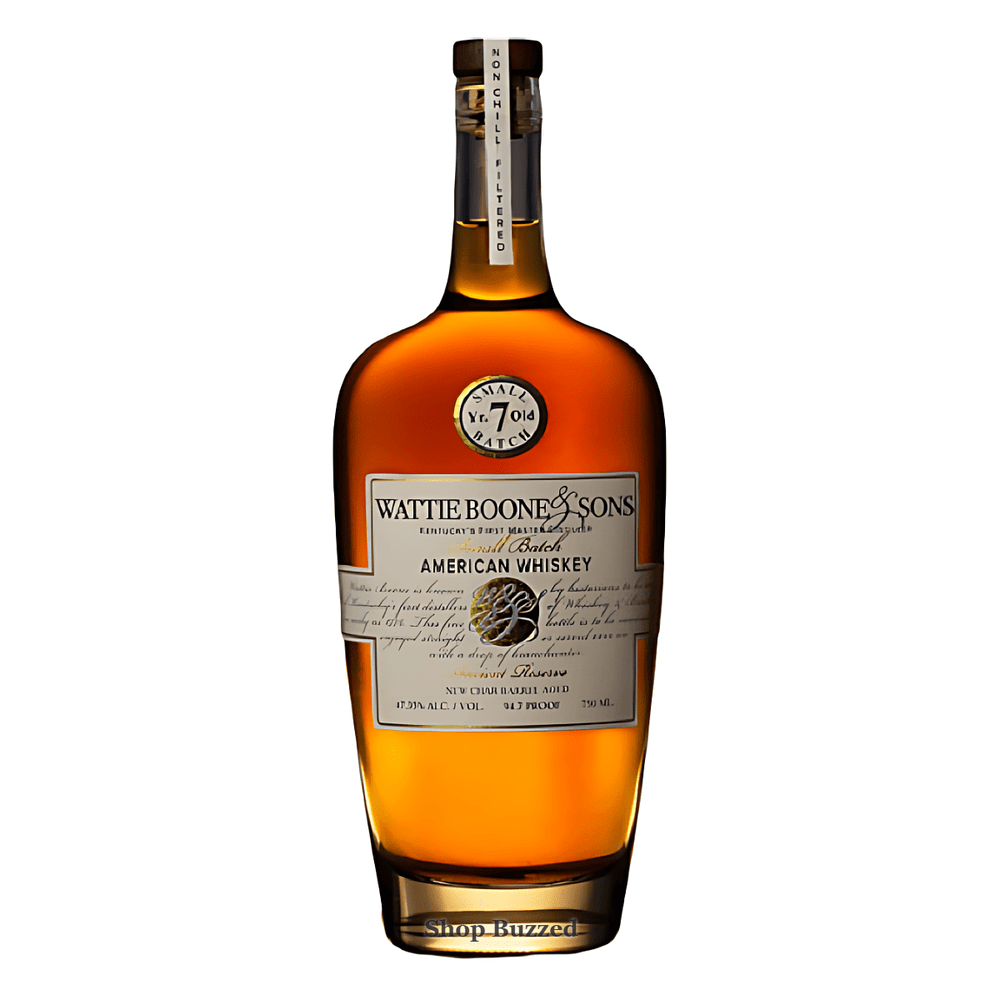 Wattie Boone & Sons 7 Year Small Batch American Whiskey 750ml - Shop Buzzed