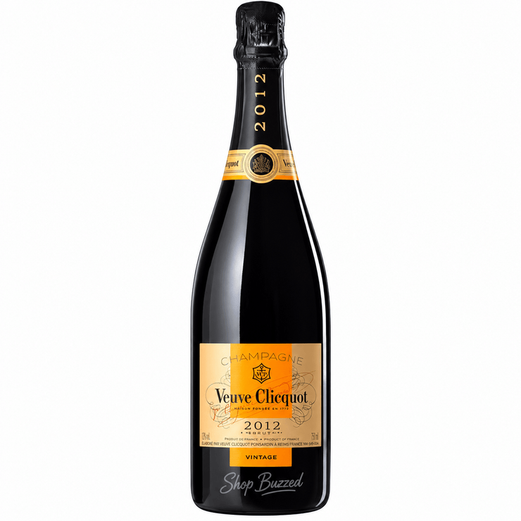Veuve Clicquot Vintage Brut 2012 750ml - Shop Buzzed