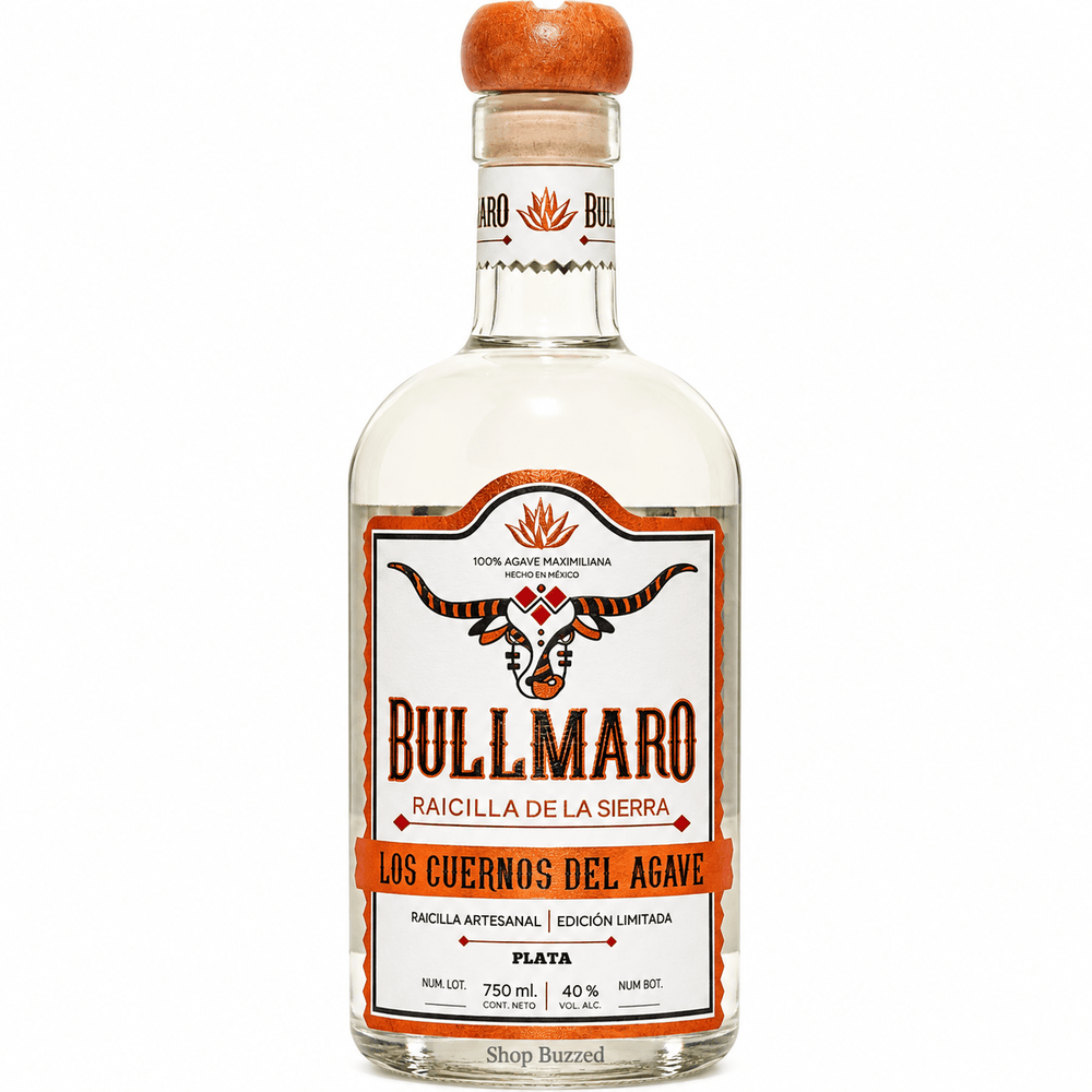 Bullmaro Los Cuernos del Agave Plata Raicilla 750ml - Shop Buzzed