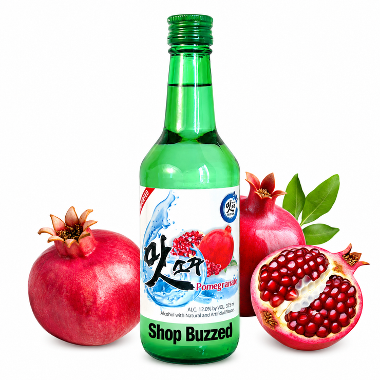 Maat Soju Pomegranate 375 ML - Shop Buzzed