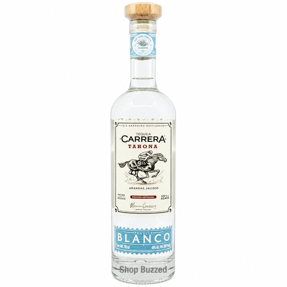 Carrera Tahona Blanco Tequila 700ml - Shop Buzzed