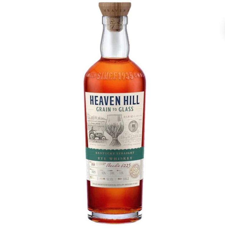Heaven Hill Grain to Glass Rye 2nd Edition 700ml - Shop Buzzed