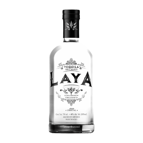 Laya Anejo Cristalino Tequila 750ml - Shop Buzzed