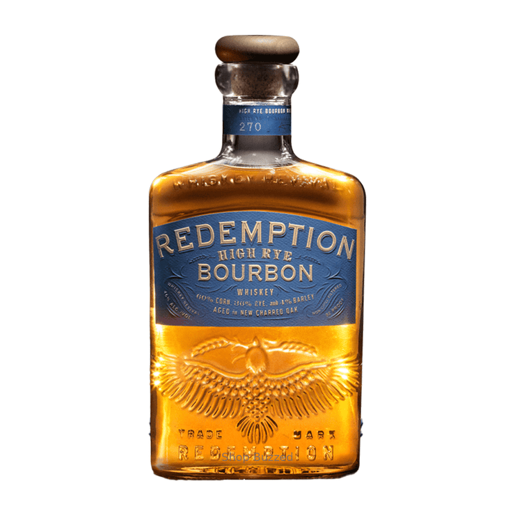 Redemption High Rye Bourbon Whiskey 750ml - Shop Buzzed