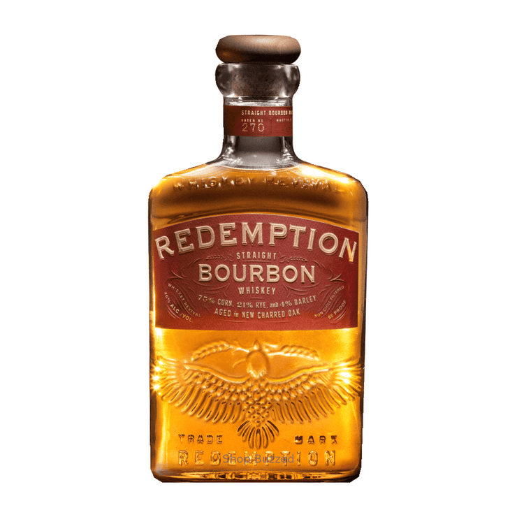 Redemption Straight Bourbon Whiskey 750ml - Shop Buzzed