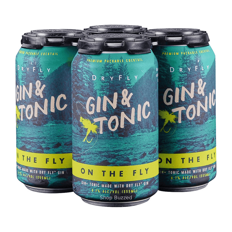 Dry Fly Gin and Tonic Canned Cocktail 4-Pack 355ml - Shop Buzzed