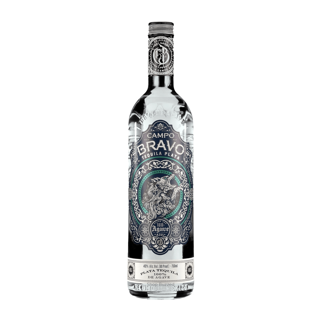 Campo Bravo Plata Tequila 750ml - Shop Buzzed