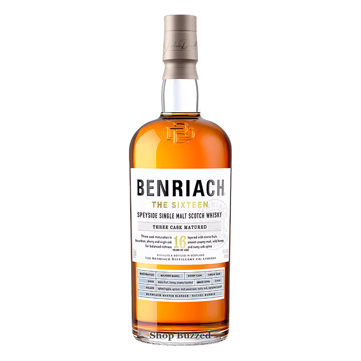 Benriach The Sixteen Three Cask Matured 750ml - Shop Buzzed