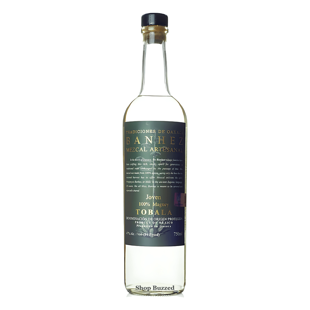 Banhez Mezcal Artesanal Tobala Joven 750ml - Shop Buzzed