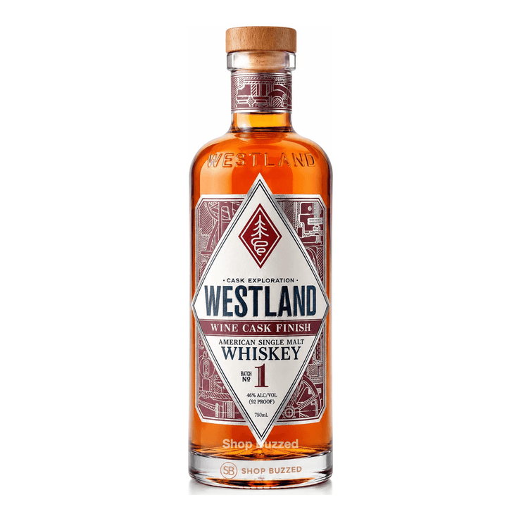 Westland Distillery Wine Cask Finish American Single Malt Batch No 1 700 ml - Shop Buzzed