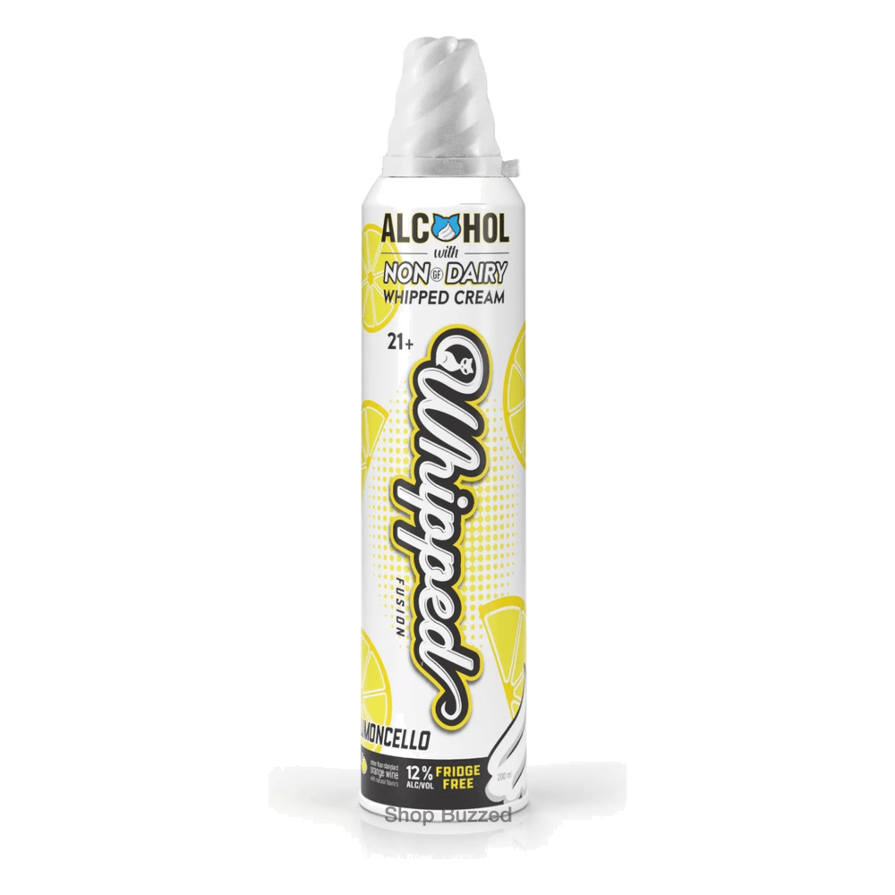Whipped Fusion Limoncello Alcohol-Infused Whipped Cream 200ml - Shop Buzzed