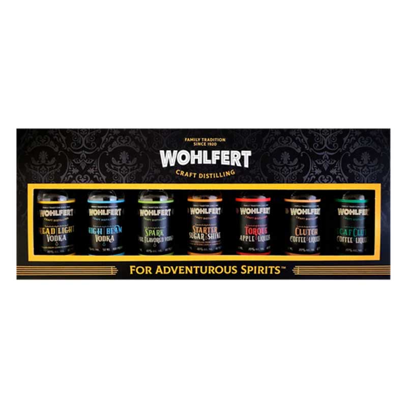 Wohlfert Craft Distilling 7 Pack Sampler 7 x 50 ml - Shop Buzzed