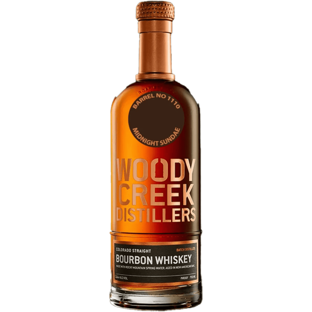 Woody Creek Distillers Straight Bourbon Midnight Sundae (Barrel #1110) 750ml - Shop Buzzed