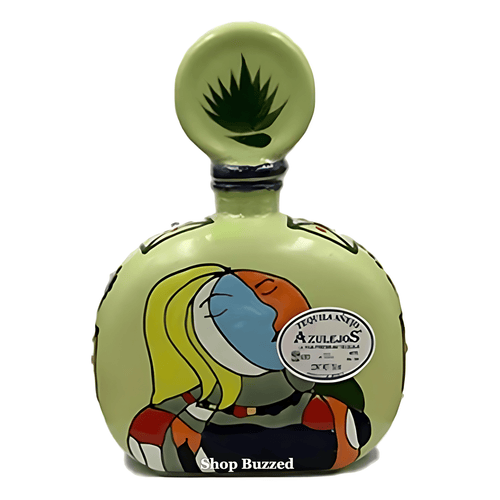 Azulejos Masterpiece Añejo Bottle(Green) 750ml - Shop Buzzed