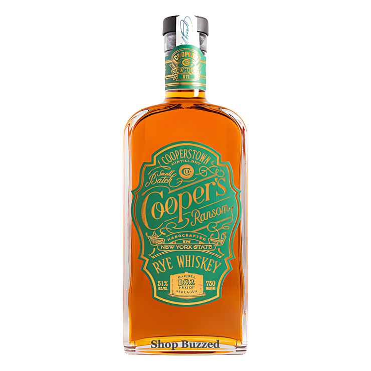 Cooperstown Single Barrel Straight Rye 750ml - Shop Buzzed