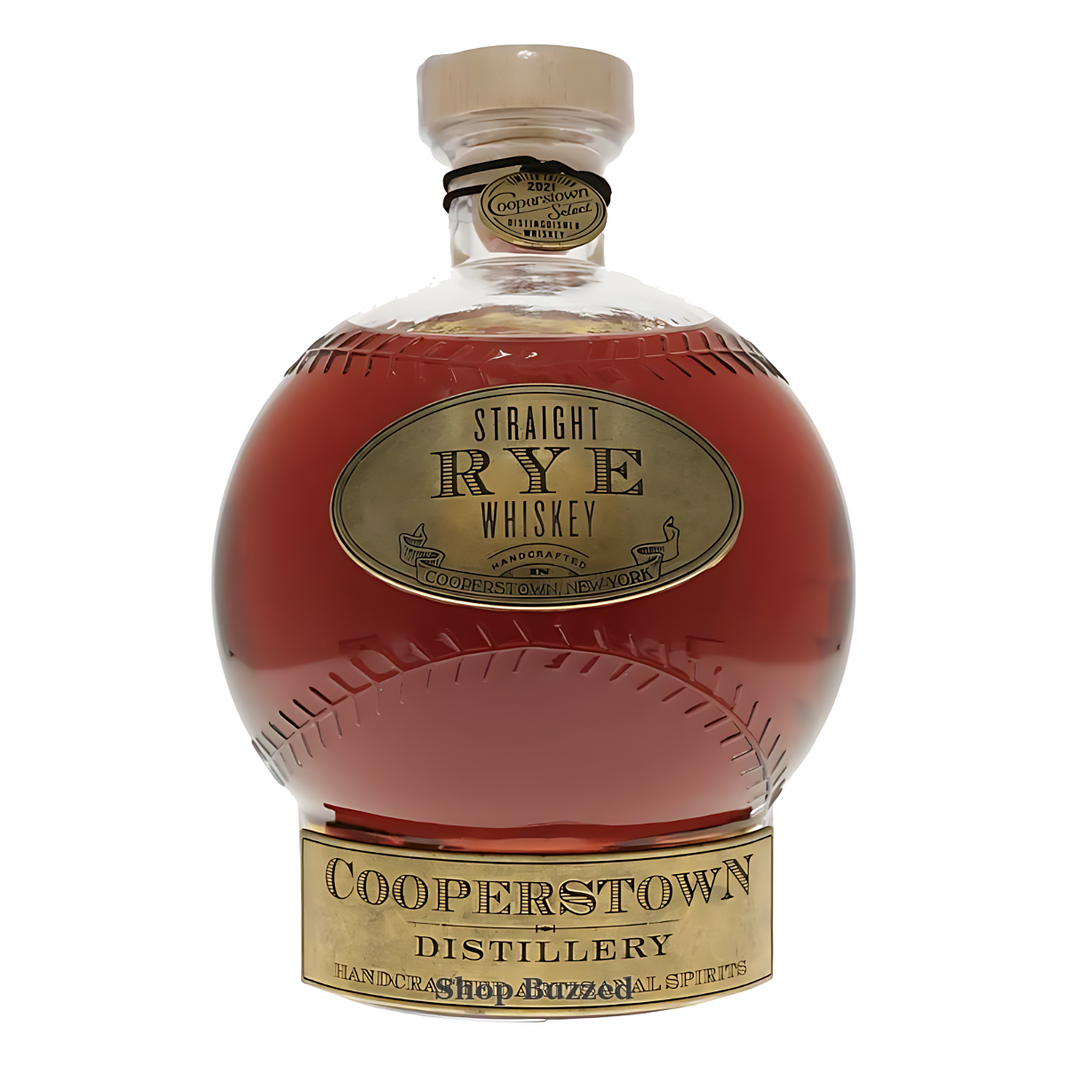 Cooperstown Limited Edition Baseball Decanter - Straight Rye 750ml