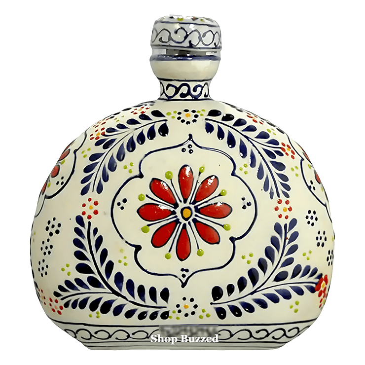 Gema Anejo Talavera Ceramic Tequila 750ml - Shop Buzzed