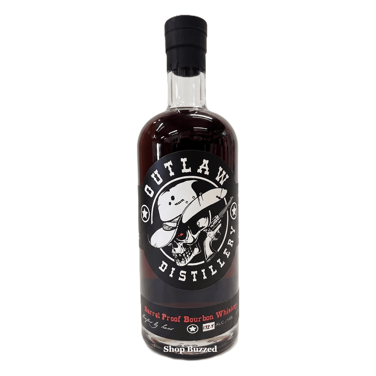 Outlaw Distillery Barrel Proof Bourbon 750ml - Shop Buzzed