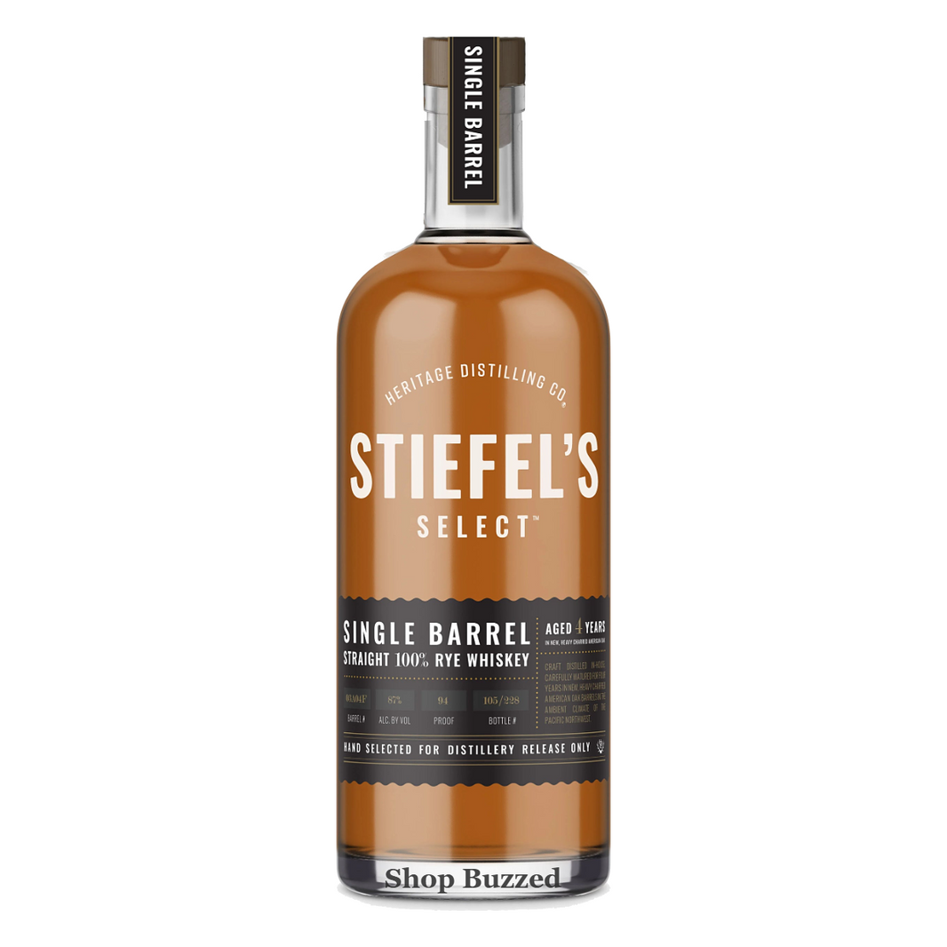 Heritage Distilling Co Stiefel's Single Barrel Straight Rye 750ml